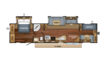 Rendering of the camper layout.